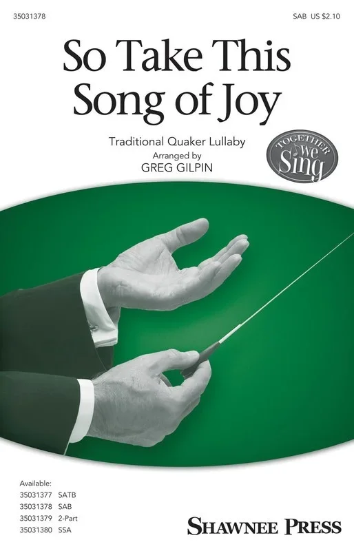 So Take This Song Of Joy SAB (Octavo)