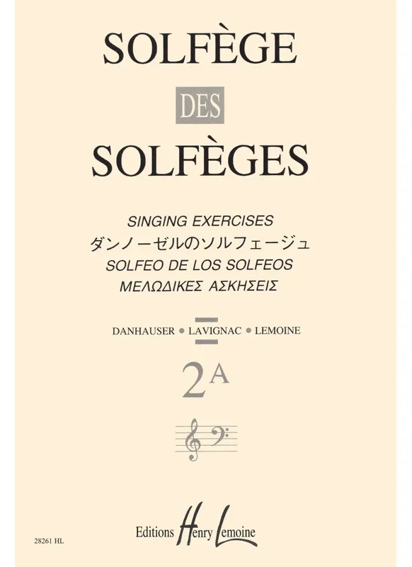 Solfège des Solfèges – Volume 2A