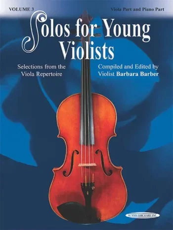 Solos For Young Violists Vol.3 Viola & Piano (barber)
