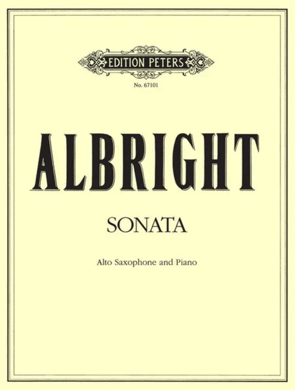 Sonata Alto Sax/Piano (Softcover Book)