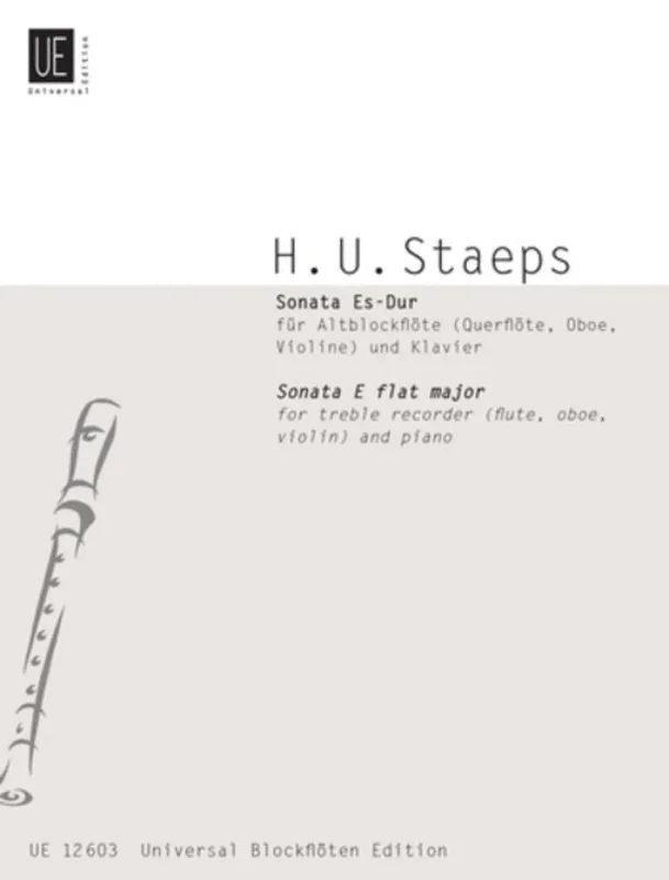 Sonata E Flat Tre Or Flute Or Oboe Or Violin Piano