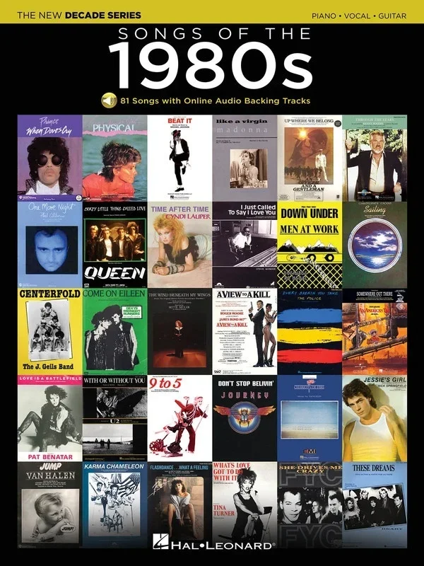 Songs Of The 1980s PVG Book/Online Audio (Softcover Book/Online Audio)