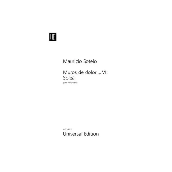Sotelo, Mauricio – Muros de dolor VI
