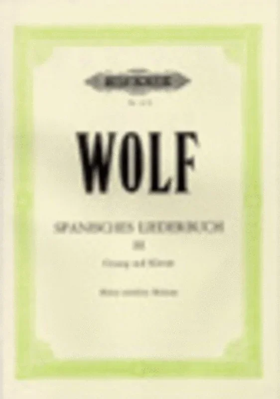 Spanisches Liederbuch Book 3 High-Med Ger/Eng (Softcover Book)