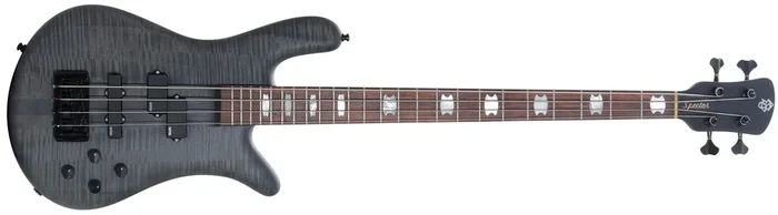 Spector Euro 4 LX 4 String Electric Bass Guitar Trans Black Matte Stain