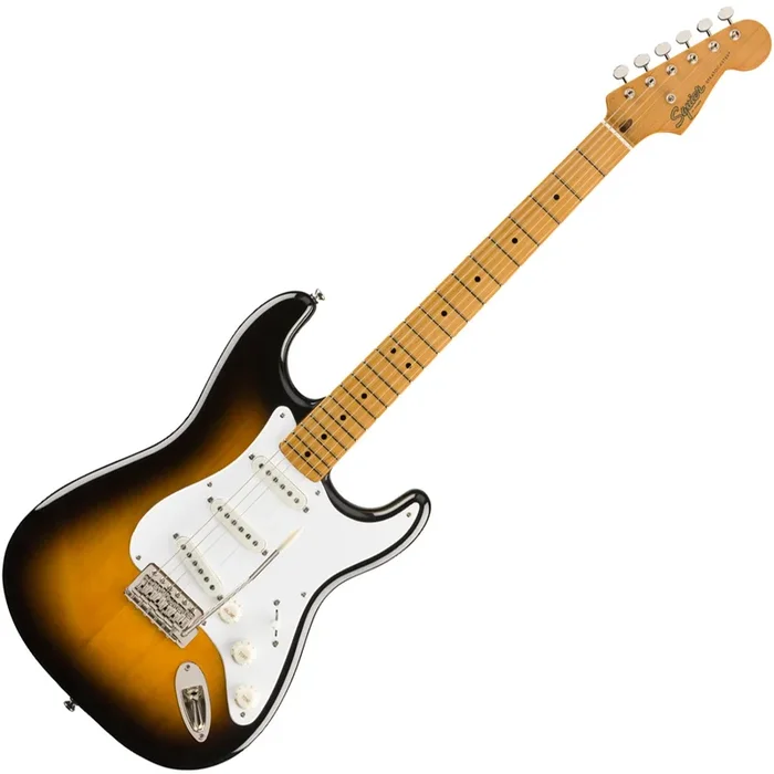 Squier Classic Vibe ’50s Stratocaster Electric Guitar Maple in 2 Color Sunburst – 0374005500