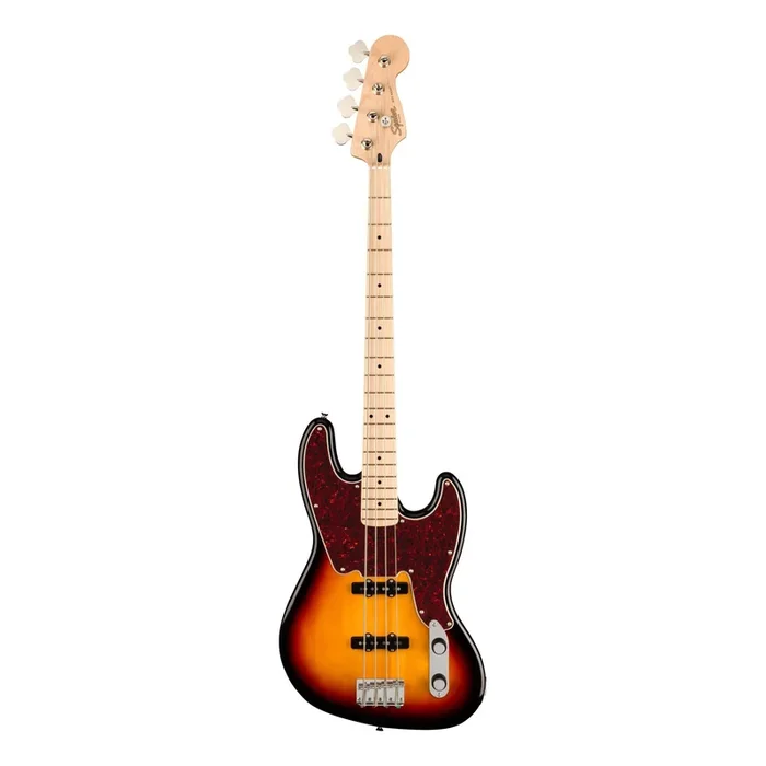 Squier Paranormal Jazz Bass ”54 Bass Guitar Maple Fingerboard – Tortoiseshell Pickguard – 3-Color Sunburst
