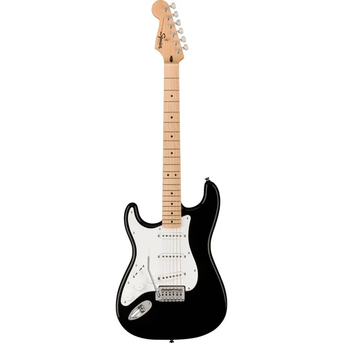 Squier Sonic Stratocaster Left-Handed Electric Guitar with Maple Fretboard – Black