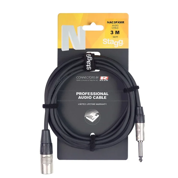 Stagg NAC6PXMR 6M/20FT AUDIO CBL PLG-XLRm DLX
