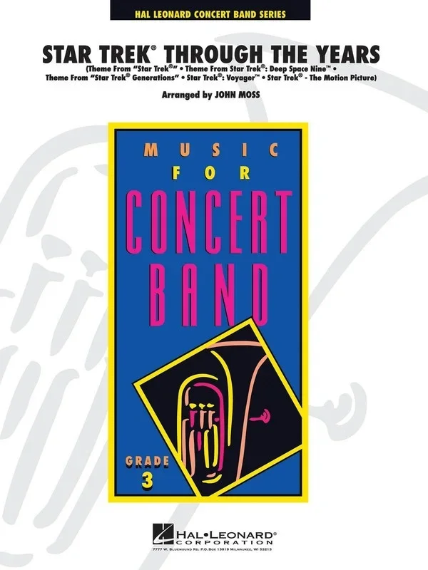 Star Trek Through The Years Concert Band 3 (Music Score/Parts)