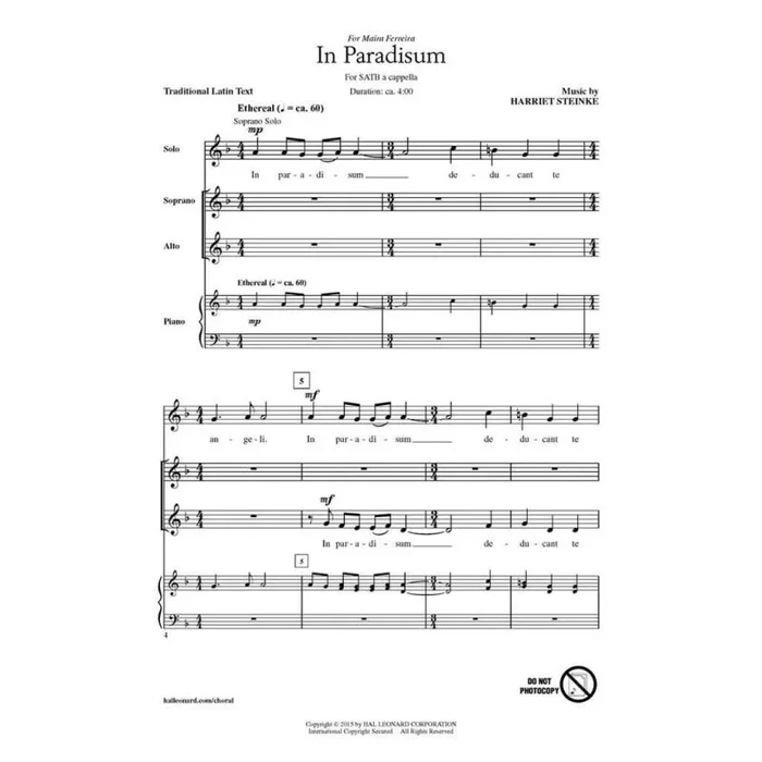 Steinke, Harriet – In Paradisum