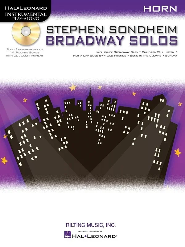 Stephen Sondheim Broadway Solos Book/CD French Hor (Softcover Book/CD)