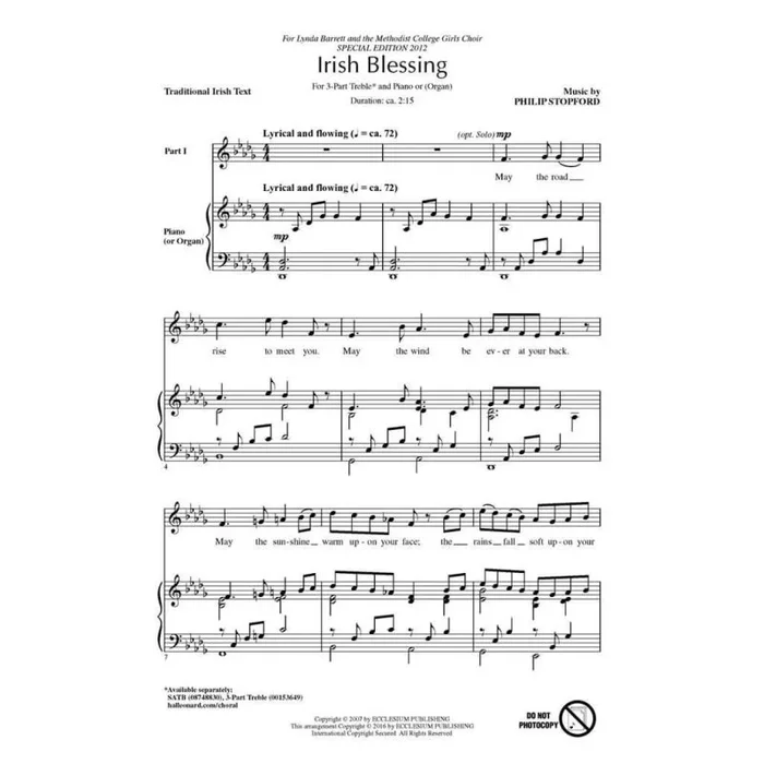 Stopford, Philip W. J. – Irish Blessing
