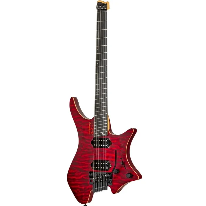 Strandberg Boden Prog NX 6 Headless Electric Guitar with Suhr Pickups – Lava Red