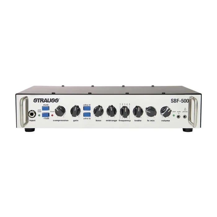 Strauss 500 Watt Bass Amplifier Head (Black)