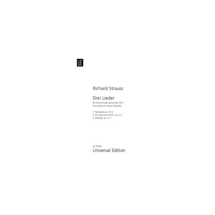 Strauss, Richard – 3 Songs