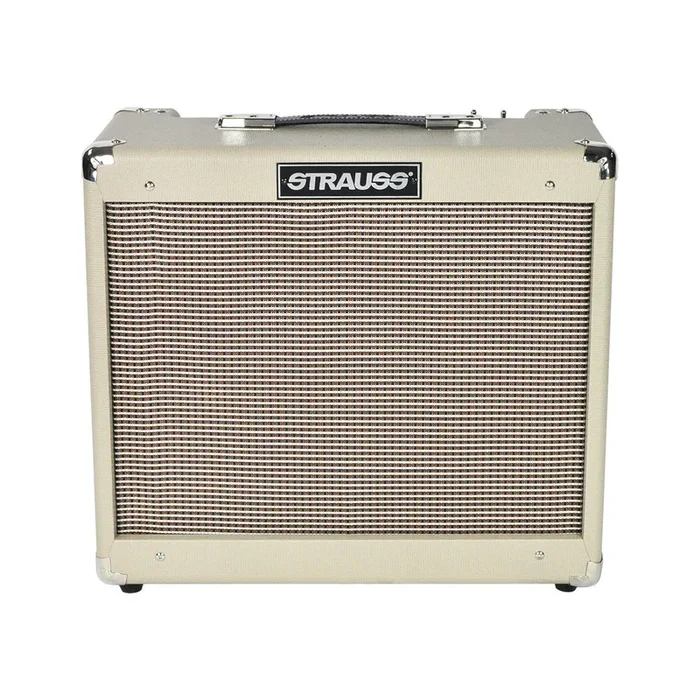 Strauss SVT-20R 20 Watt Valve Combo Amplifier with Reverb (Cream)
