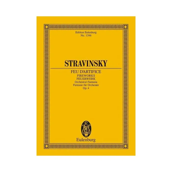 Stravinsky, Igor – Feu d’artifice – Fireworks op. 4