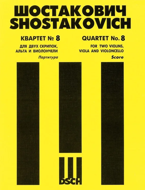 String Quartet No 8 Op 110 Score