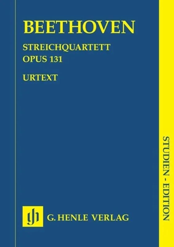 String Quartet Op 131 C Sharp Min (Music Score) Book