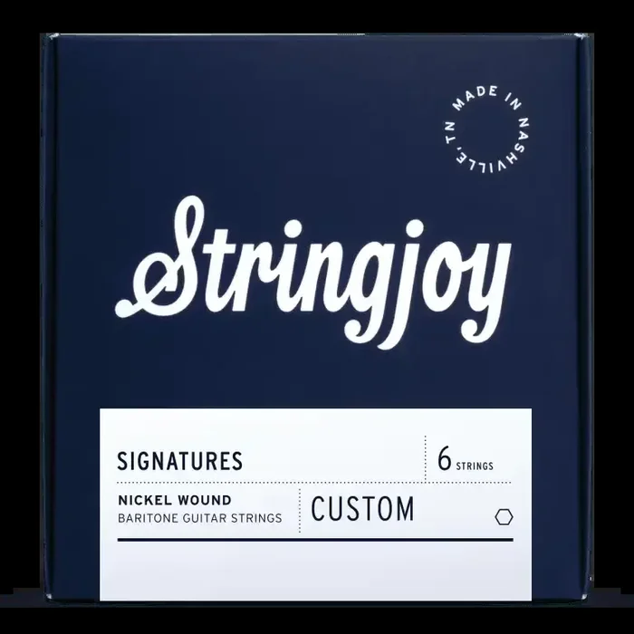 Stringjoy Signatures Custom Baritone Nickel Wound Electric Guitar Strings