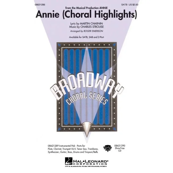 Strouse & Charnin – Annie ‘medley’ (SATB)