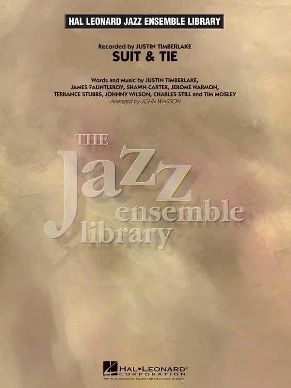 Suit and Tie Jel4 (Music Score/Parts)