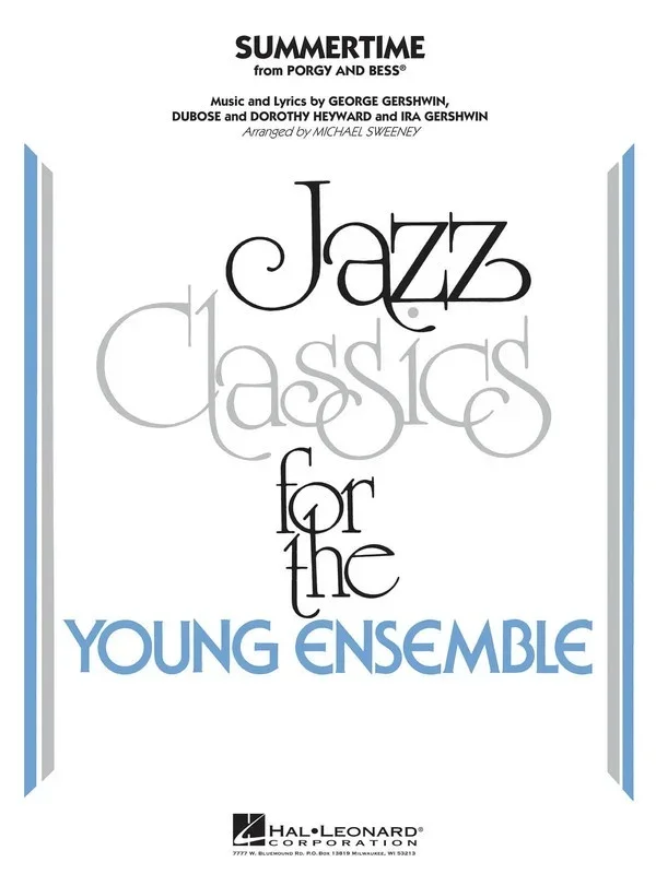 Summertime (From Porgy and Bess) Junior Ensemble 3 Score/Parts