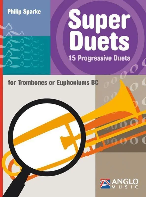 Super Duets 15 Progressive Duets Trombone Bc (Softcover Book)
