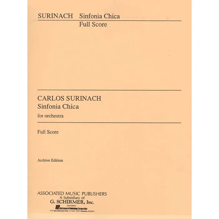 Surinach, Carlos – Sinfonia Chica (Small Symphony)