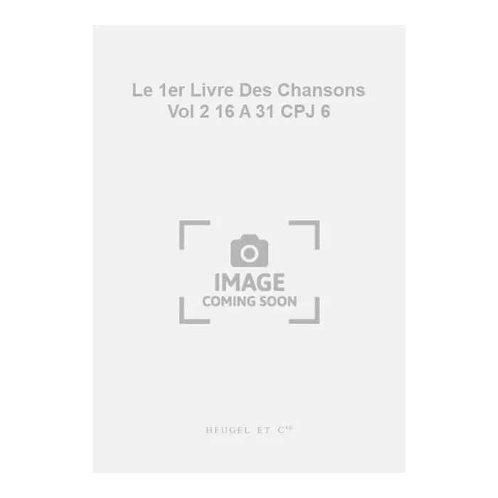 Susato & Agnel – Le 1er Livre Des Chansons Vol 2 16 A 31 CPJ 6