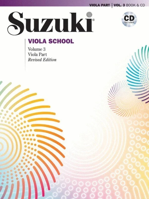 Suzuki Viola School Vol 3 Viola Part Softcover Book/CD