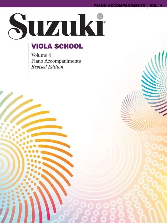 Suzuki Viola School Volume 4 Piano Accomp