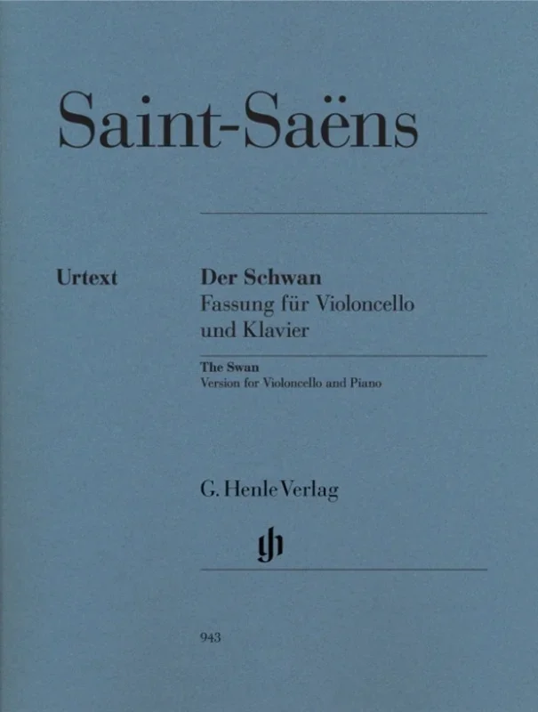 Swan From Carnival Of Animals Vlc Piano Urtext (Softcover Book)