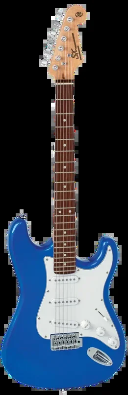 SX SE1SK 4/4 Size Electric Guitar Kit – Electric Blue