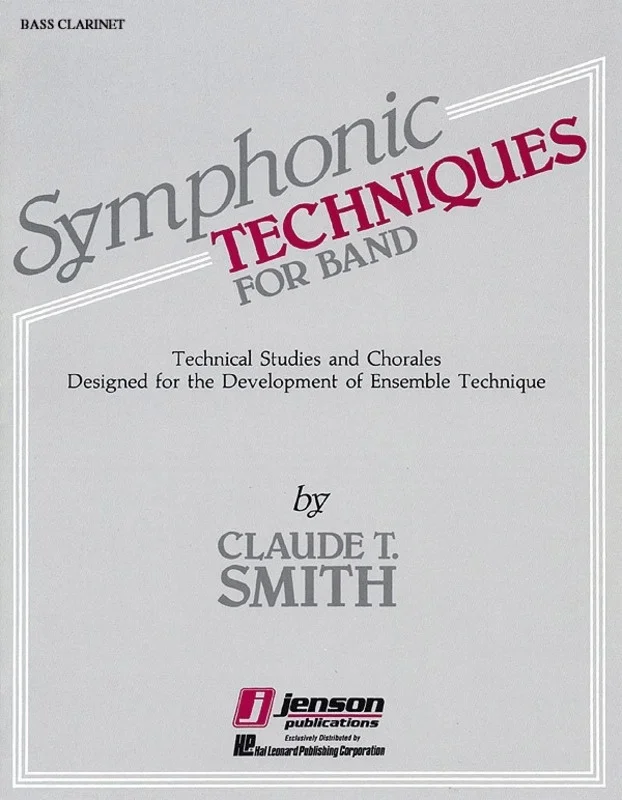 Symphonic Techniques Bass Clarinet (Part)