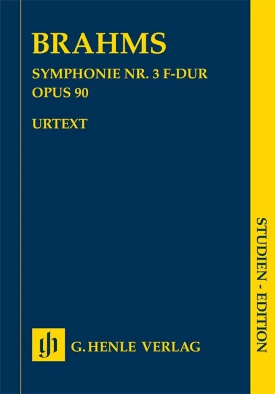 Symphony No 3 Op 90 F Study Score Book