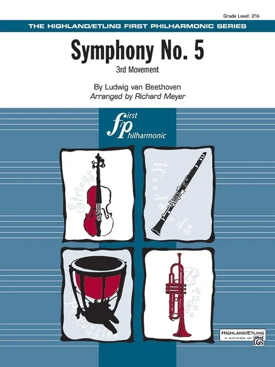 Symphony No 5 3rd Movement Full Orchestra Gr 2.5