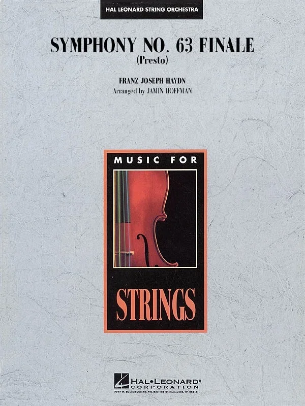 Symphony No 63 Presto (Finale) So3-4 (Music Score/Parts)