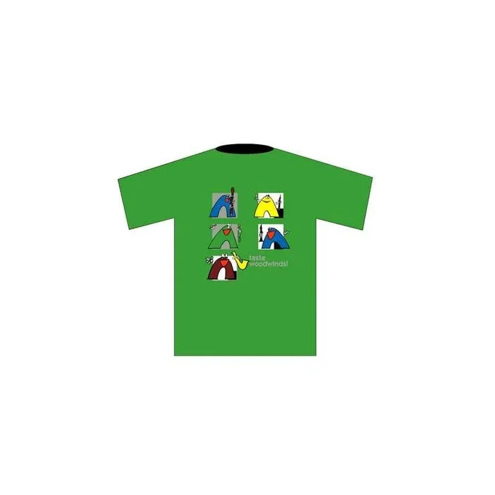 T-Shirt “Woodwinds” (XXL), green