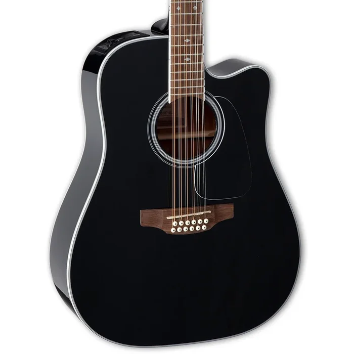 Takamine GD38CE 12-String Dreadnought Acoustic Electric Guitar – Black