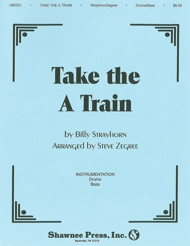 Take The A Train Bass Drums (Book)