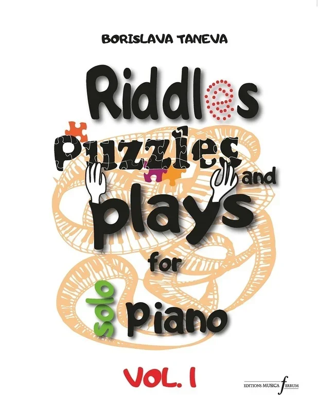 Taneva – Riddles Puzzles And Plays Vol 1 For Piano Softcover Book (Piano)