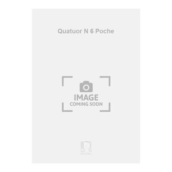Tansman, Alexandre – Quatuor N 6 Poche