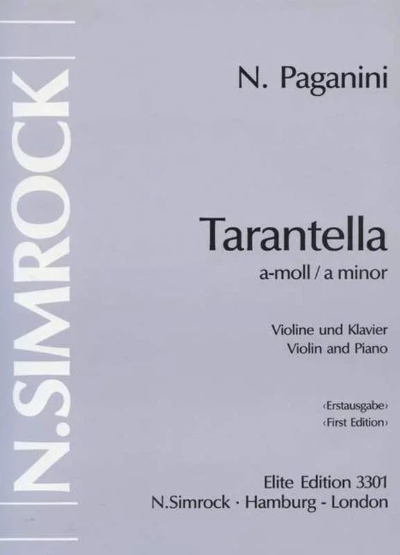 Tarantella In A Min Violin Book