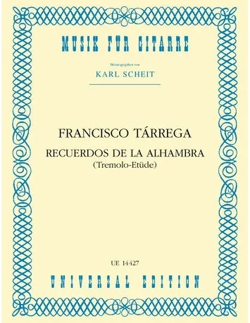 Tárrega: Recuerdos de la Alhambra