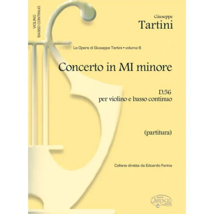 Tartini, Giuseppe – Concerto in Mi Minore D 56 per Violino e BC