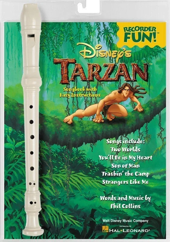 Tarzan Recorder Fun Pack Book/Recorder