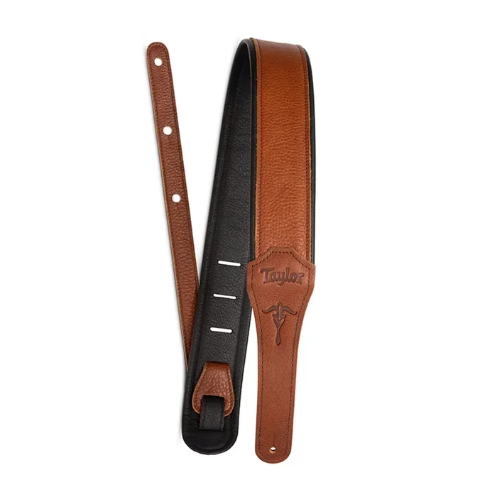 Taylor Aerial 500 Series Leather Guitar Strap in British Tan – 412925