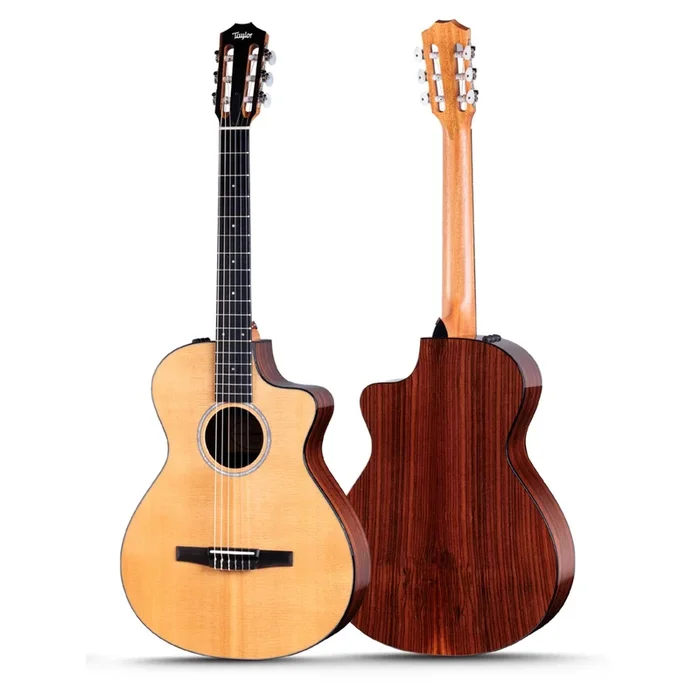 Taylor NOS GC Nylon String Acoustic Electric Layered Rosewood w/AeroCase – NOS212CENPLUS